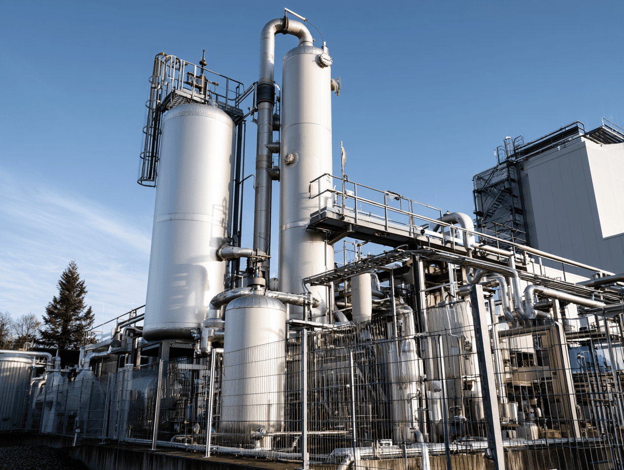 Industrial processing plant